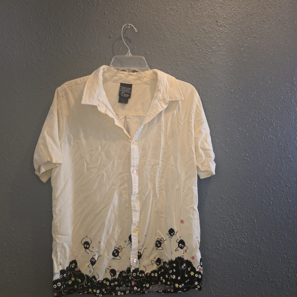 Light Yellow Spirited Away Button Down - image 1